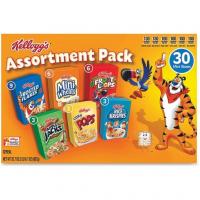 Kellogg's Jumbo Pack Cereal Singles 30CT Individual Boxes 32.7oz PKG product image