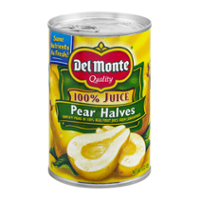 Del Monte Pear Halves in 100% Juice 15oz Can product image