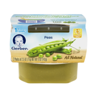 Gerber 1st Foods Peas All Natural 2.5oz 2PK product image
