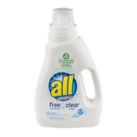 All Liquid Detergent Free Clear 2x Concentrate 46.5oz BTL