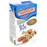 Swanson Beef Broth Low Sodium 32oz. Box
