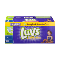 Luvs Diapers Size 4 (22-37LB) Family Pack 88CT PKG product image