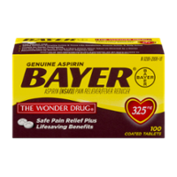Bayer Aspirin 325mg Tablets 100CT