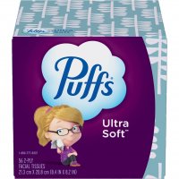 Puffs Ultra Soft & Strong Facial Tissue 56CT Cube