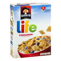 Quaker Life Cereal Cinnamon 18oz Box