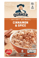 Quaker Instant Oatmeal Cinnamon & Spice 10PK 15.1oz Box