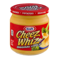 Kraft Cheese Whiz Original Cheese Dip 15oz Jar