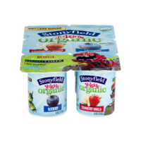 Stonyfield YoKids Blueberry & Strawberry Vanilla 4oz EA 6PK