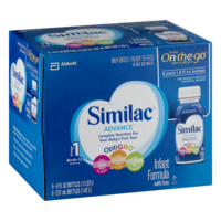 Similac Advance Infant Formula Ready To Feed 6PK of 8oz BTLS