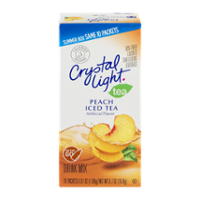 Crystal Light On The Go Packets Peach Tea 10CT PKG