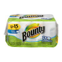 Bounty Big Roll Paper Towels Select-A-Size White 12CT PKG