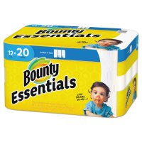 Bounty Basic Paper Towels Giant Rolls 72 1-Ply Sheets 8CT