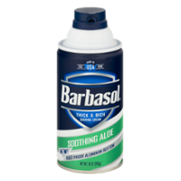 Barbasol Shave Cream Soothing Aloe 10oz Can