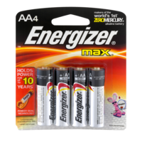 Energizer Max Batteries Size AA 4CT product image