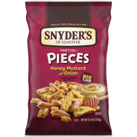 Snyder's of Hanover Pretzel Pieces Honey Mustard & Onion 12oz Bag product image