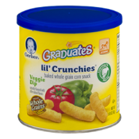 Gerber Graduates Lil Crunchies Baked Corn Snack Veggie Dip 1.48oz