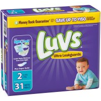 Luvs Diapers Size 2 (12-18LB) Jumbo Pack 40CT PKG