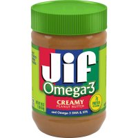 Jif Peanut Butter Creamy Omega 3 16oz Jar