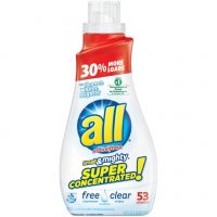 All Small and Mighty Liquid Detergent Free Clear 3x Concentrate 32oz BTL