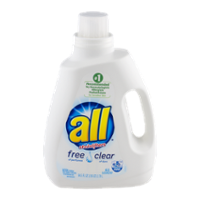 All Liquid Detergent Free Clear 2x Concentrate 94.5oz BTL