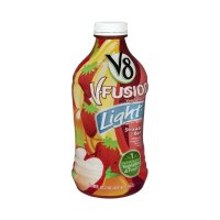 V8 Fusion Vegetable and Fruit Juice Strawberry Banana Light 46oz BTL