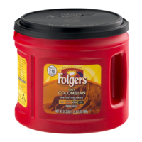 Folgers Coffee 100% Colombian Ground Medium Dark 24.2oz Can