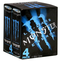 Monster Energy Drink Low Carb 4PK of 16oz Cans