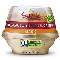 Sabra Classic Hummus with Pretzel Crisps 4.56oz PKG