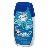 Crest Complete Whitening plus Scope Cool Peppermint Liquid Gel Toothpaste 4.6oz PKG