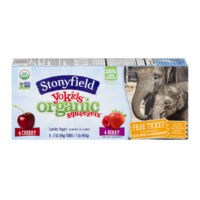 Stonyfield Farm YoKids Squeezers 4Berry & 4Cherry 8CT 2oz Tubes