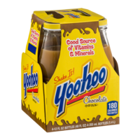 Yoo-Hoo Chocolate Drink 4PK of 12oz Bottles product image