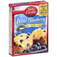 General Mills Betty Crocker Wild Blueberry Premium Muffin & Quick Bread Mix 16.9oz Box