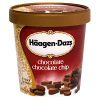 Haagen Dazs Ice Cream Chocolate Chocolate Chip 14oz PKG
