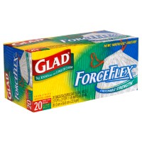 Glad Drawstring ForceFlex Tall Kitchen Bags 13 Gallon 20CT