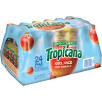 Tropicana 100% Apple Juice 10oz EA 24CT BTLS
