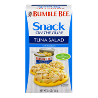 Bumble Bee Snack on the Run Tuna Salad with Crackers 3.5oz PKG
