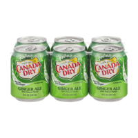 Canada Dry Ginger Ale 6PK of 8oz Cans