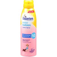 Coppertone Water Babies SPF 50 Quick Cover Lotion Spray 6oz BTL product image