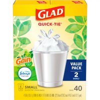 Glad Small Garbage Bags 4 Gallon 30CT