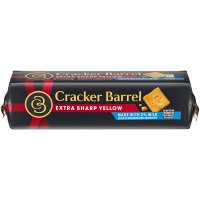 Cracker Barrel Cheese Extra Sharp Cheddar Yellow 2% Reduced Fat 8oz product image