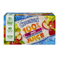Capri Sun 100% Juice Pouches Berry 10CT 6oz EA 60oz PKG