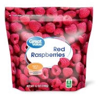 Store Brand Frozen Whole Red Raspberries 12oz Bag