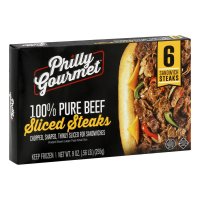 Philly Gourmet Steaks For Sandwiches 6CT 9oz Pkg
