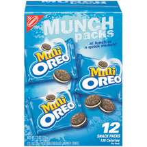 Nabisco Oreo Mini Cookies 12CT 1oz EA 12oz PKG