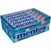 Mentos Chewy Mint Candy Mint Flavor 15 Roll Pack 1.32oz EA Roll