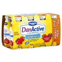 Dannon DanActive Immunity Drinkable Yogurt Strawberry 8PK of 3.1oz EA