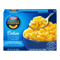 Kraft Deluxe Macaroni & Cheese Dinner 2% Milk Cheese 14oz PKG
