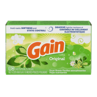 Gain Fabric Softener Sheets Original Fresh Scent 120CT