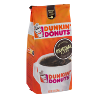 Dunkin Donuts Coffee Ground Original Blend Medium Roast 12oz Bag
