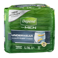 Depend Underwear For Men Maximum Large/XL 17CT PKG